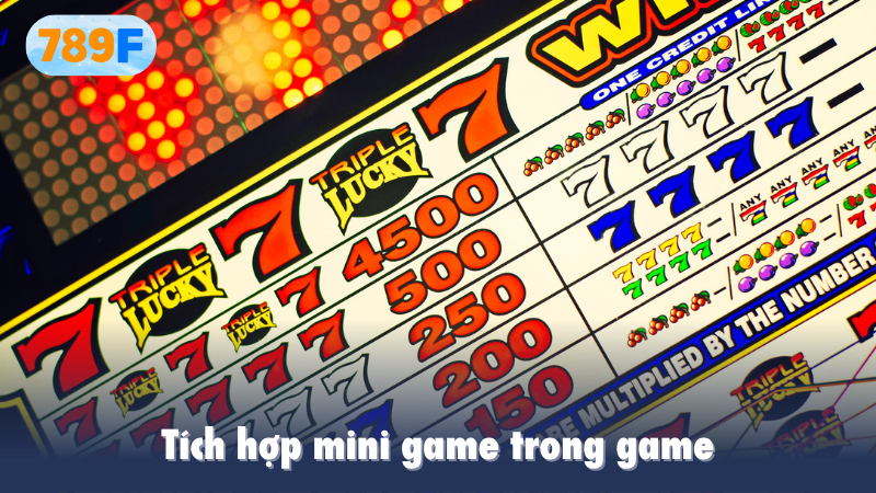 Tích hợp mini game trong game